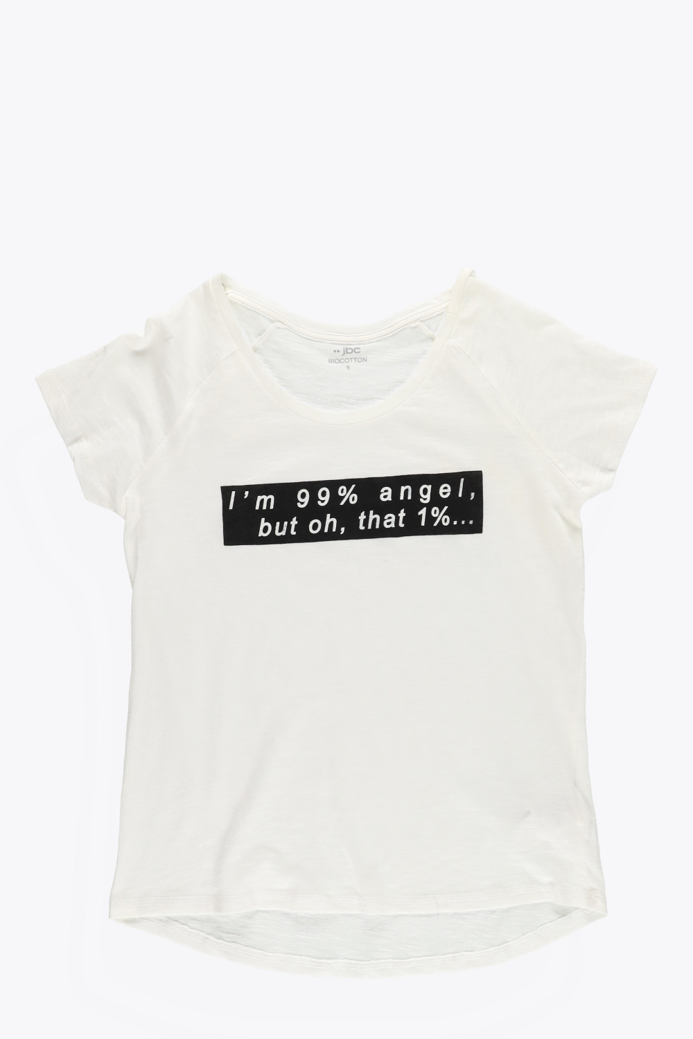 biały t-shirt nadruk