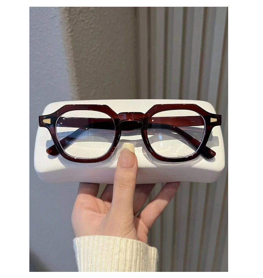 bordowe OKULARY ZERÓWKI