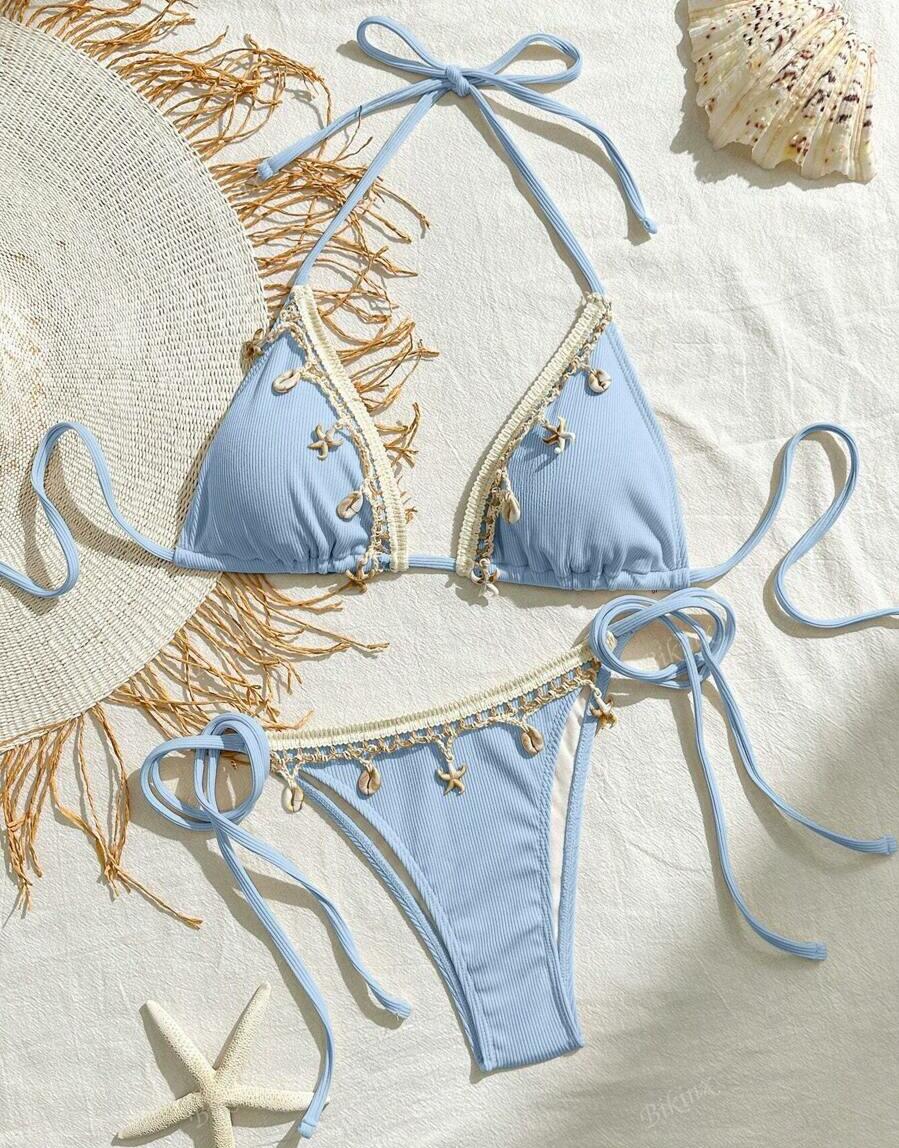 NIEBIESKI KOMPLET BIKINI