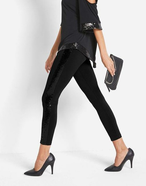 LEGGINSY Z CEKINAMI