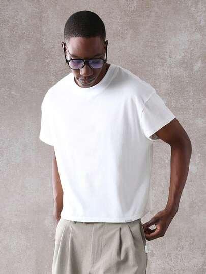 biały t-shirt basic 