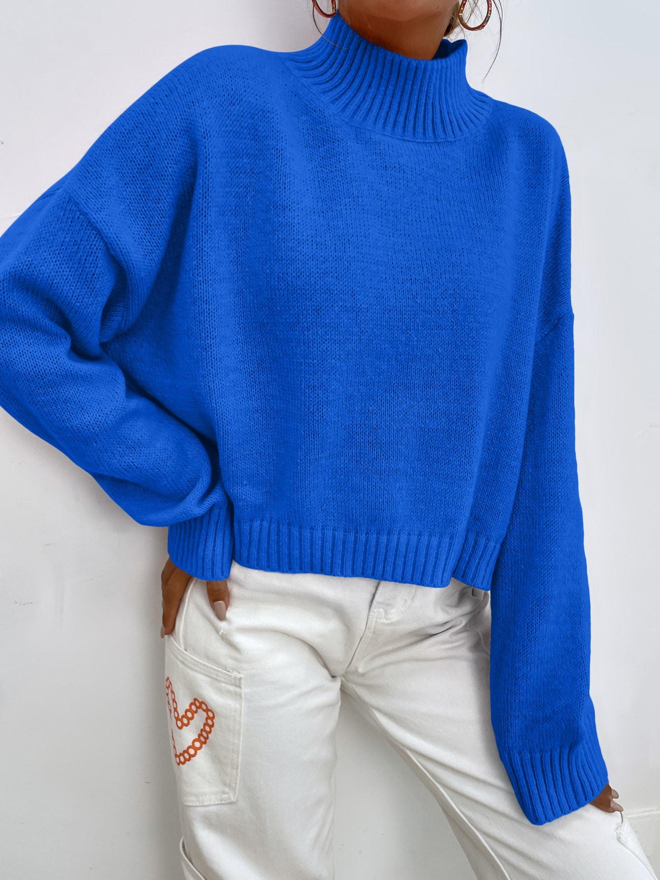 NIEBIESKI SWETER GOLF