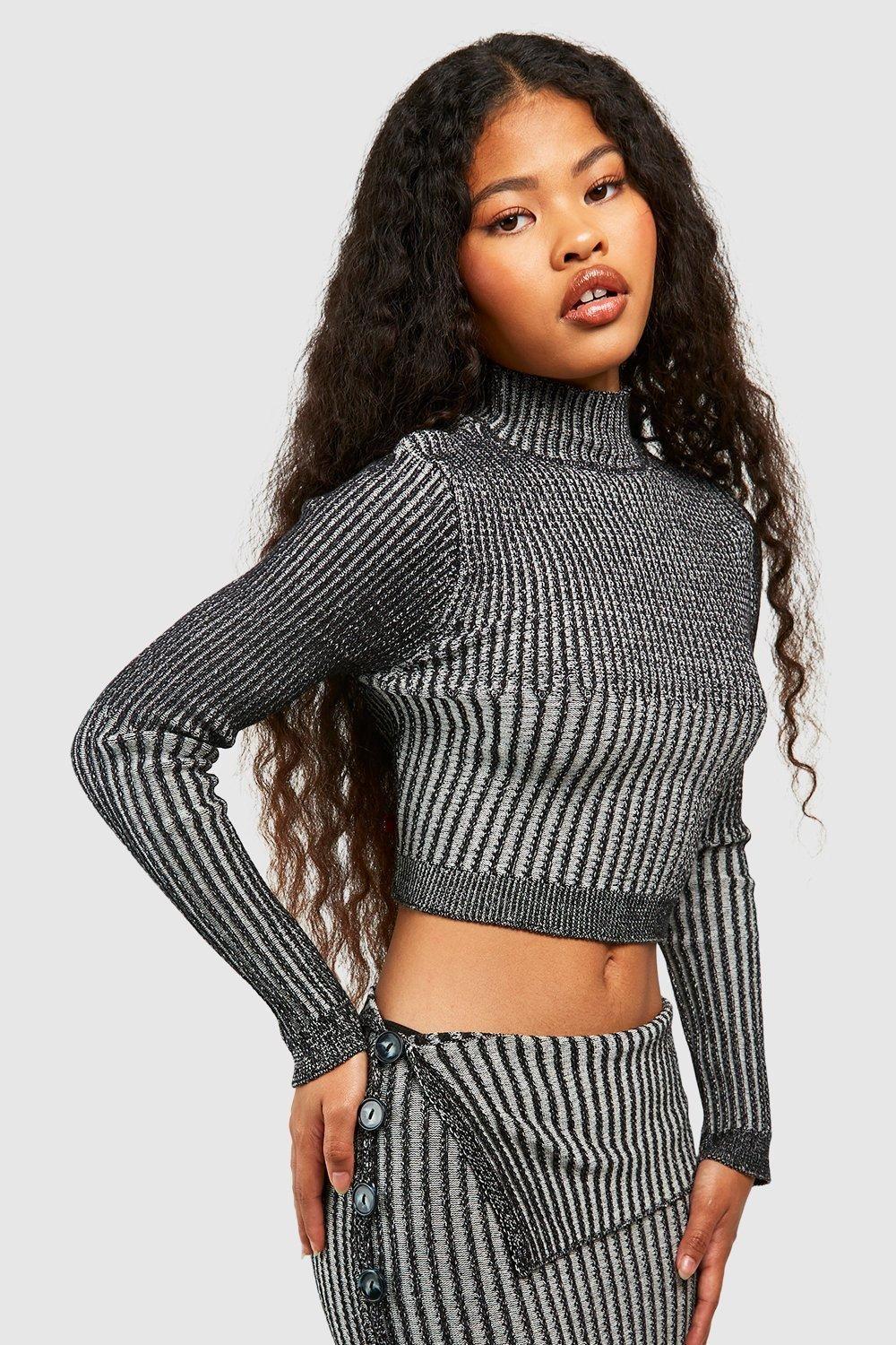 SWETER DAMSKI Z GOLFEM 