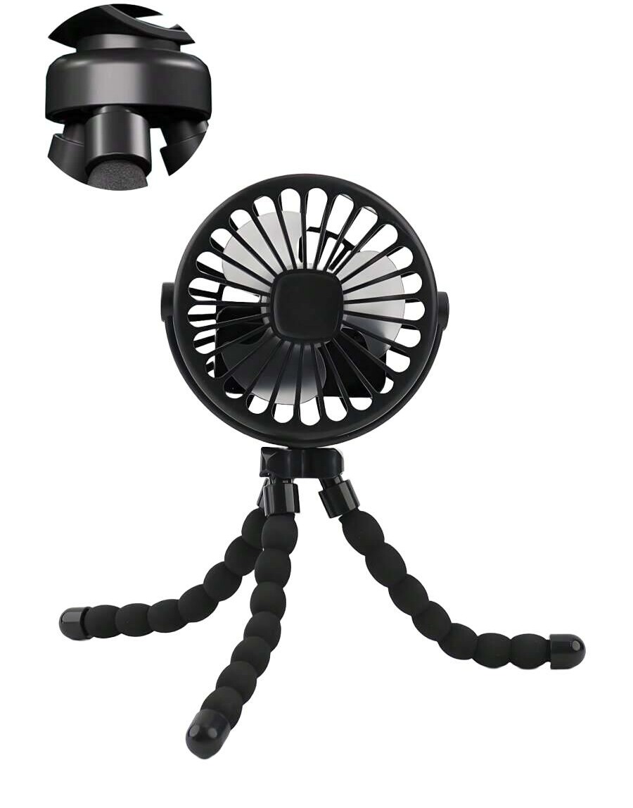 czarny mini wiatrak