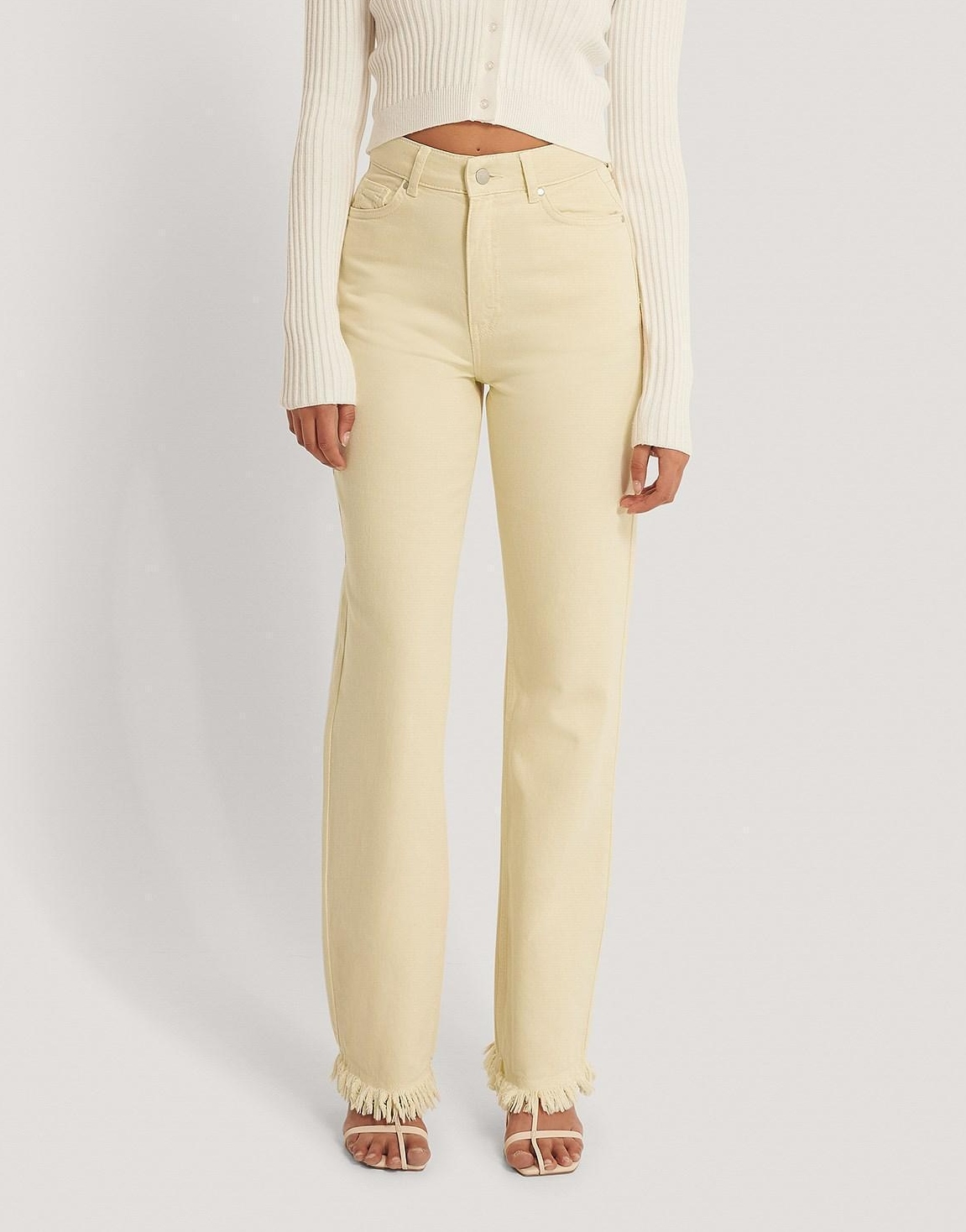 SPODNIE JEANS PROSTA NOGAWKA