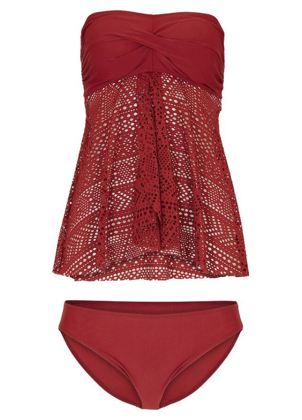 TANKINI 2-CZĘŚCIOWE AŻUROWE