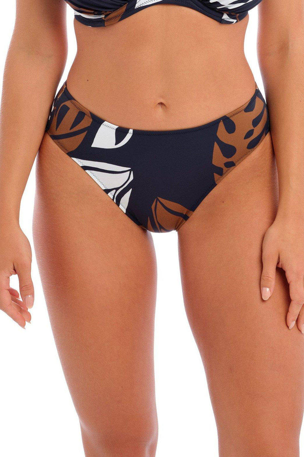 dół od bikini tropical print