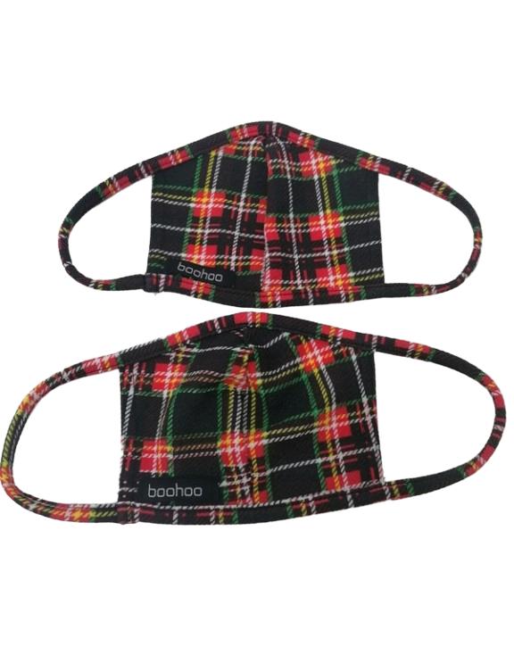 maseczka kratka 2-pack