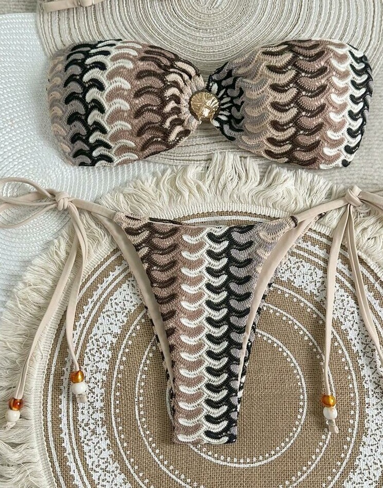 dół od bikini wiązanie