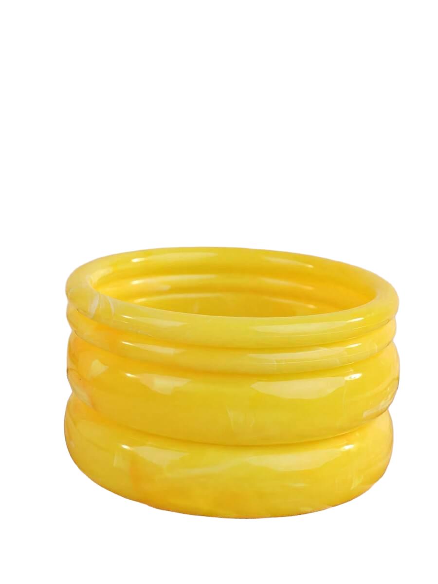 żółta bransoletka 2-pack