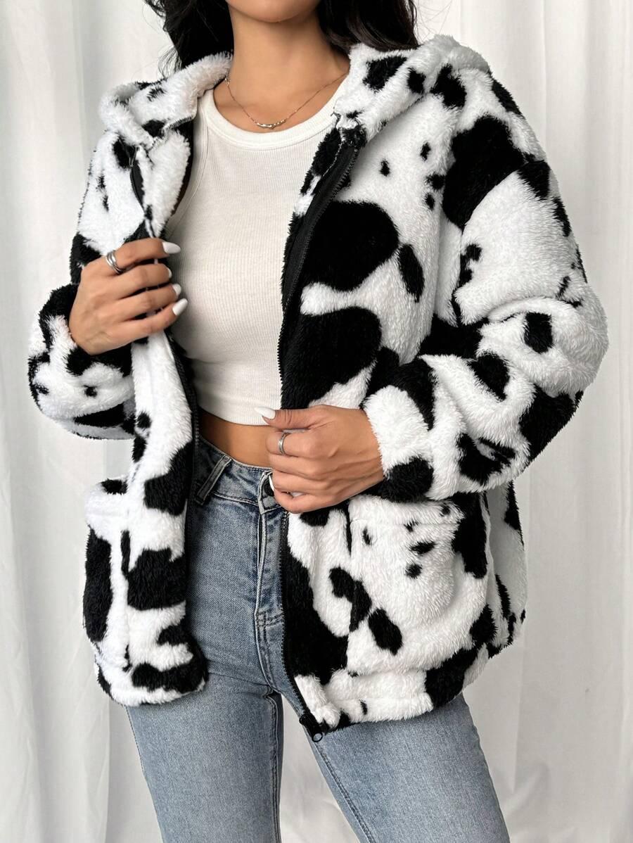 bluza z kapturem print 