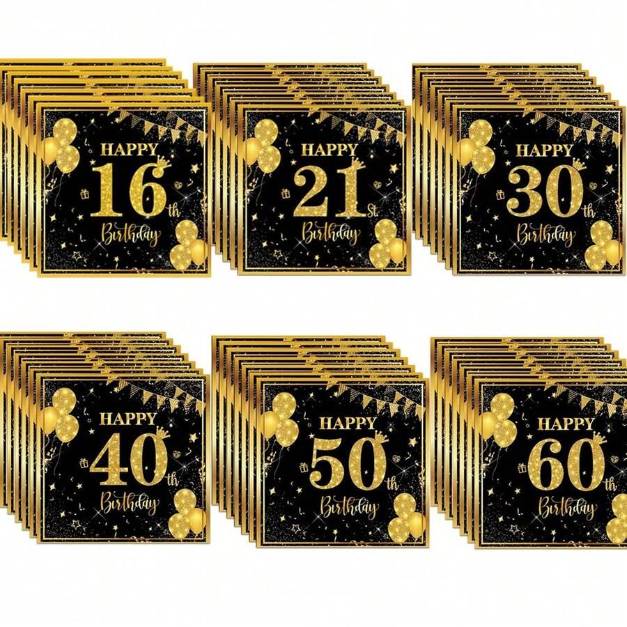 serwetki wzór cyfra 40 20-pack