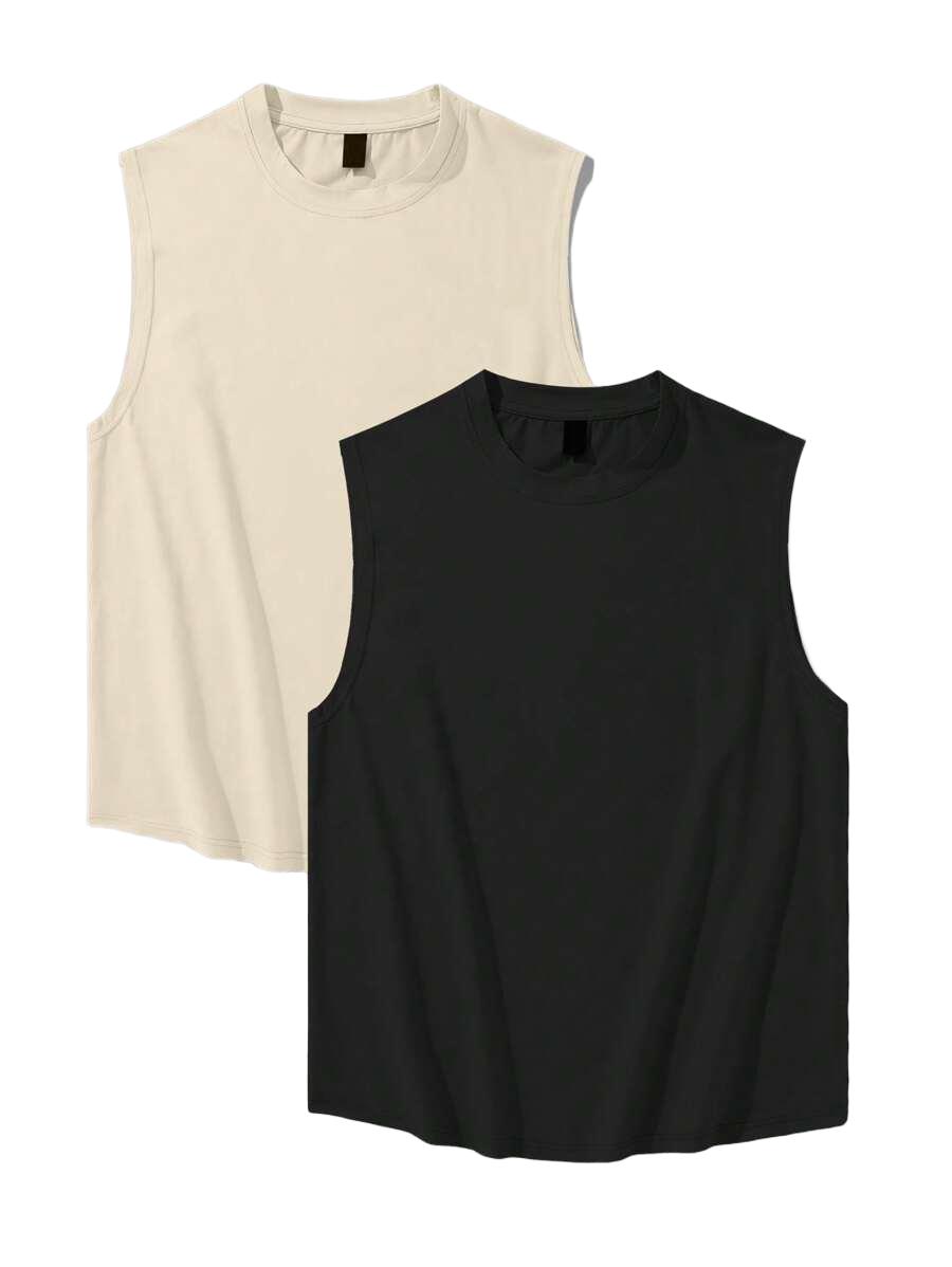 T-shirt okrągły dekolt 2-pack