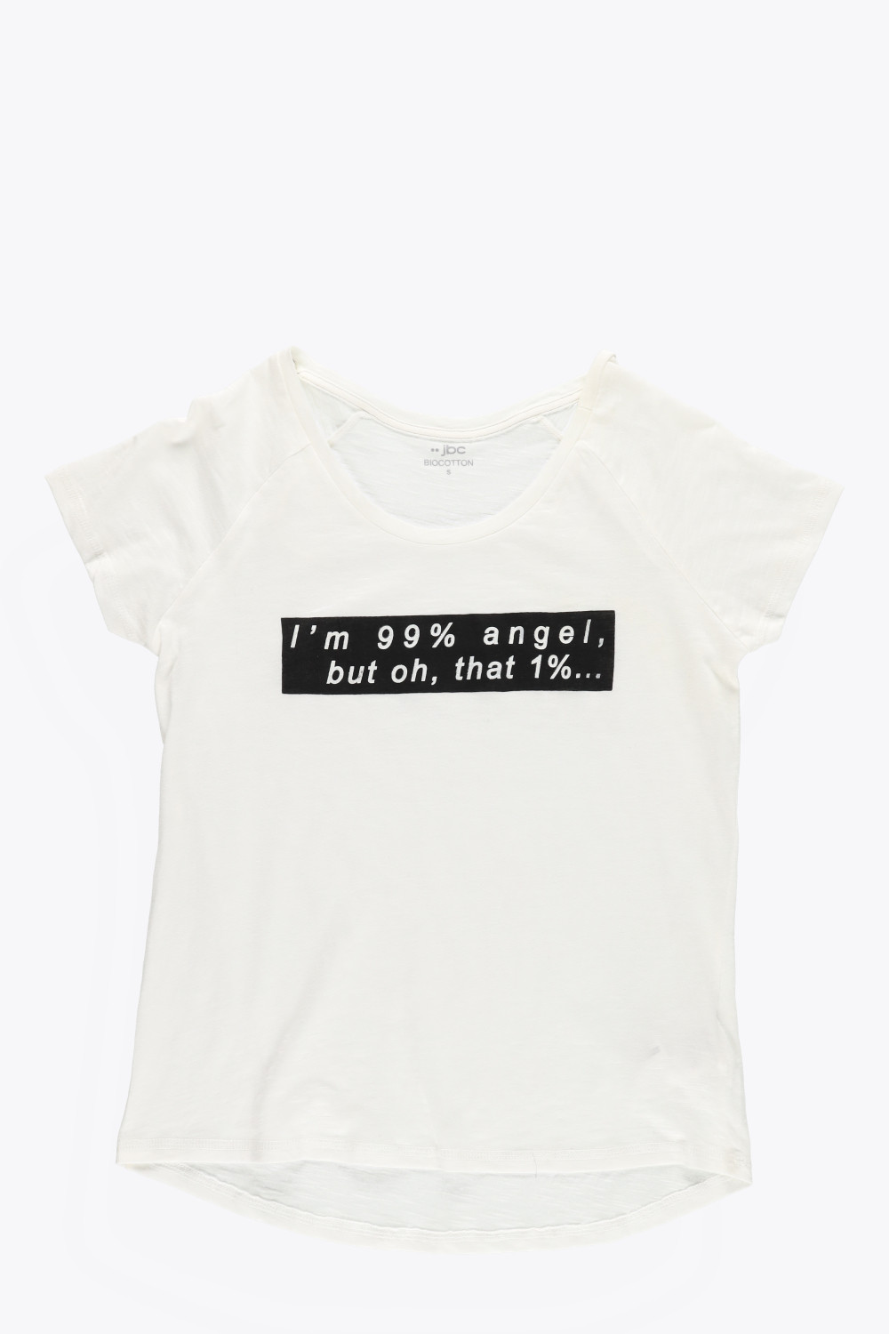 biały t-shirt nadruk