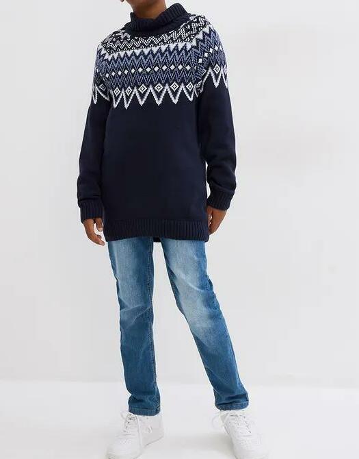 SWETER CHŁOPIĘCY Z GOLFEM
