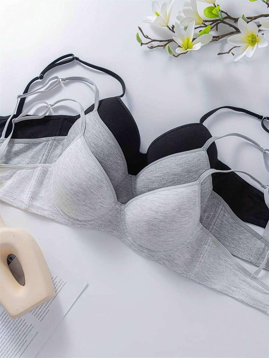 GŁADKI BIUSTONOSZ 3-PACK