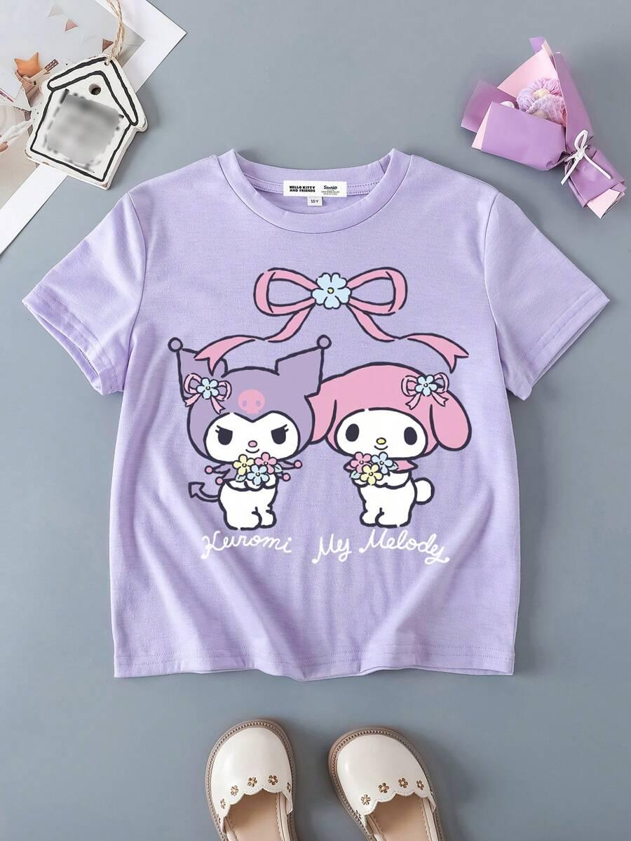 BLUZKA KRÓTKI RĘKAW PRINT