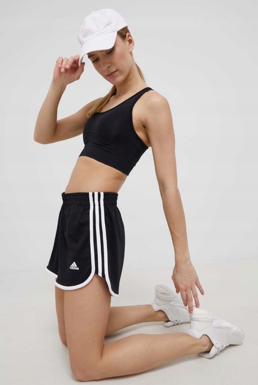 czarny top sportowy logo h64683