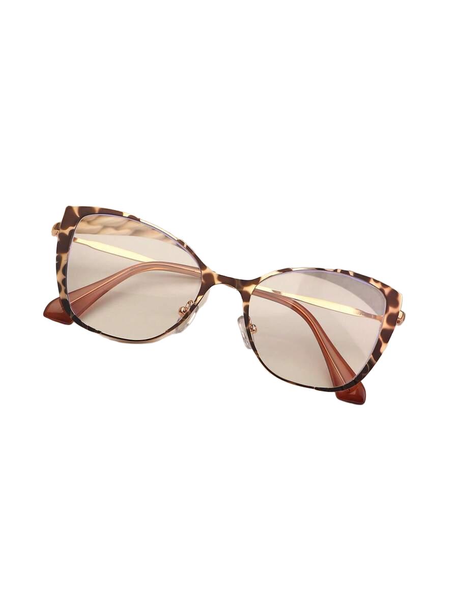 okulary zerówki animal print