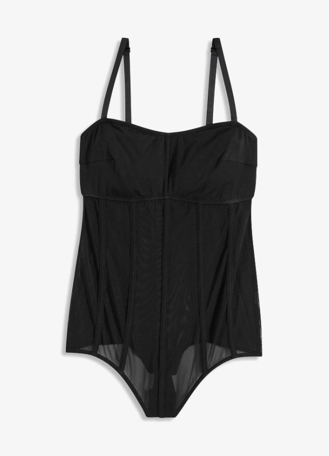 czarna body siateczka