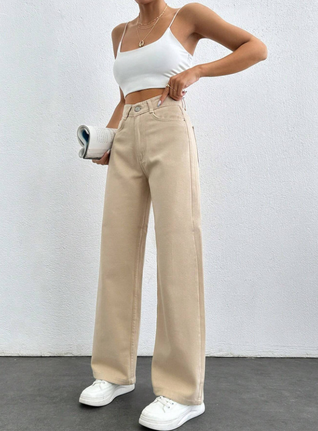 SPODNIE JEANS WYSOKI STAN