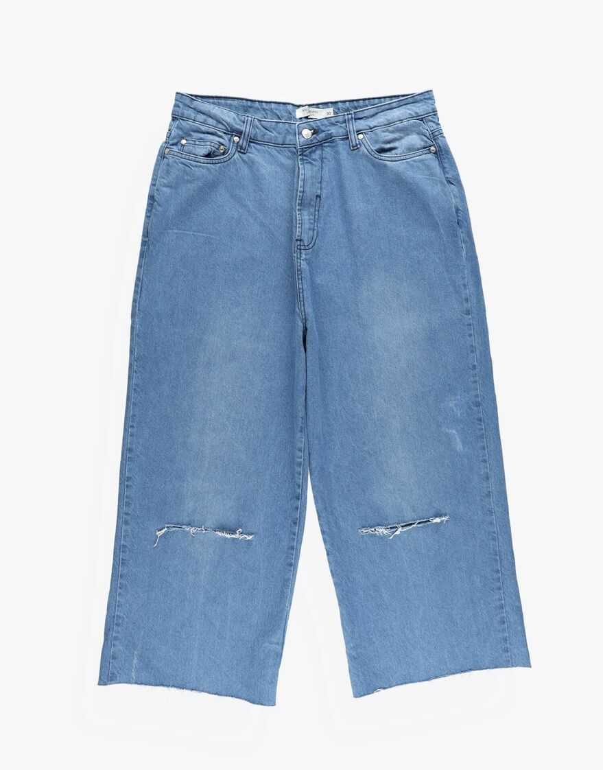 SZEROKIE SPODNIE JEANS