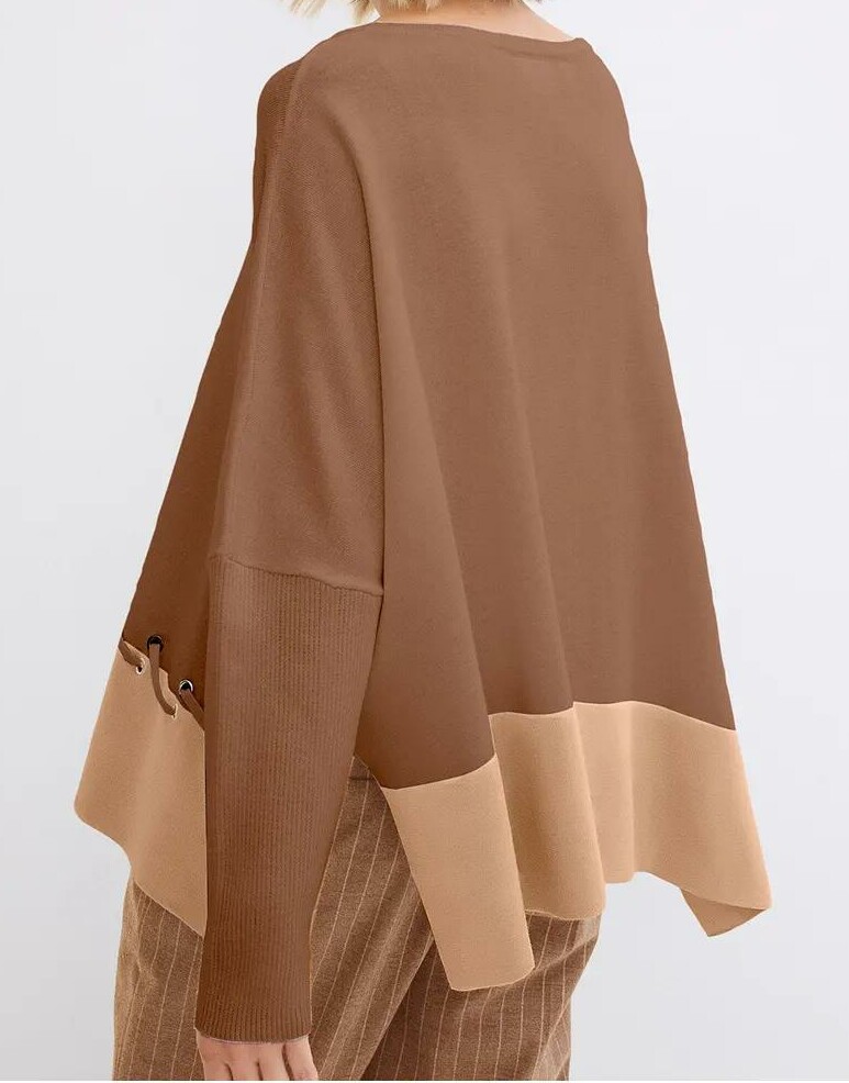 SWETEREK TYPU PONCHO