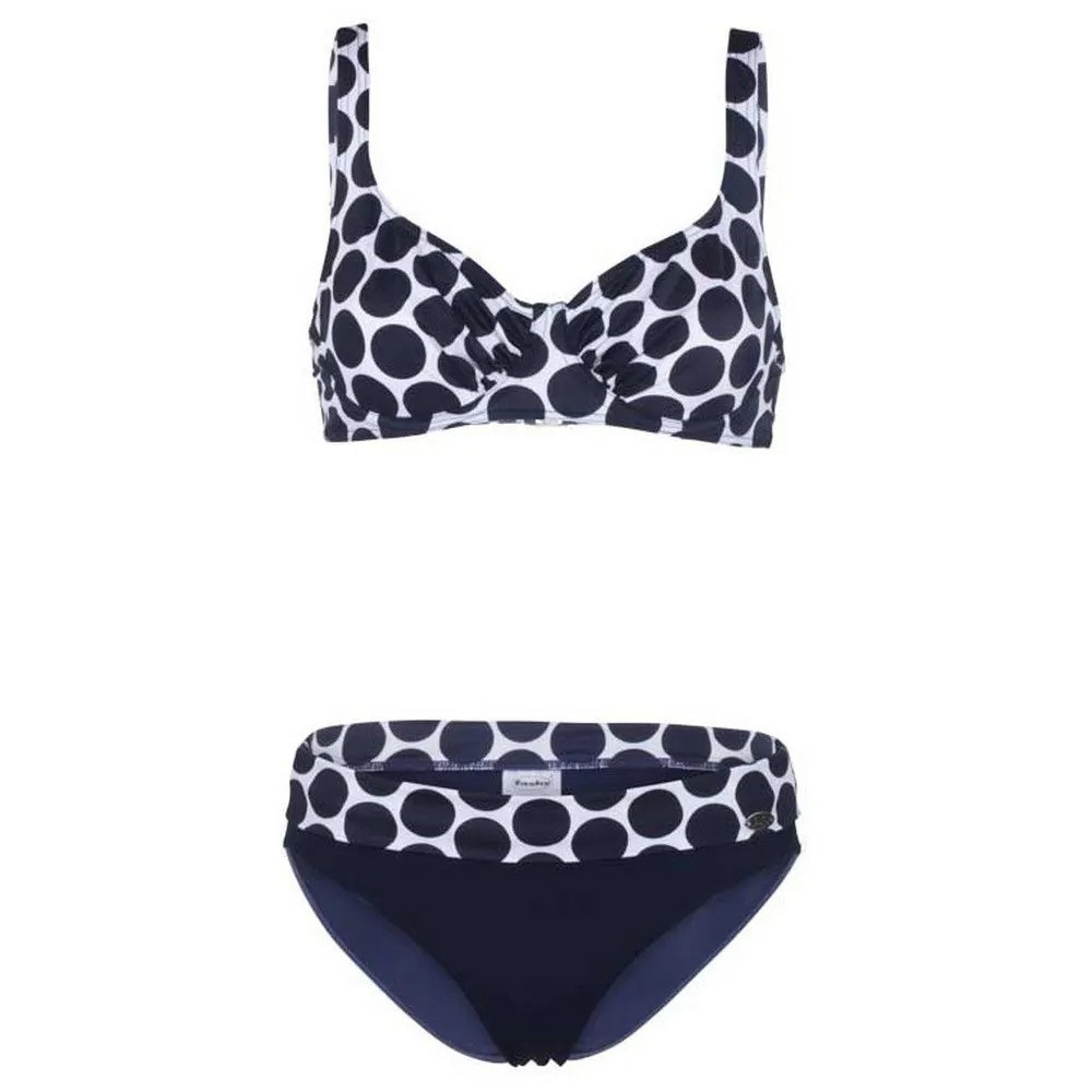 komplet bikini wzór groszki