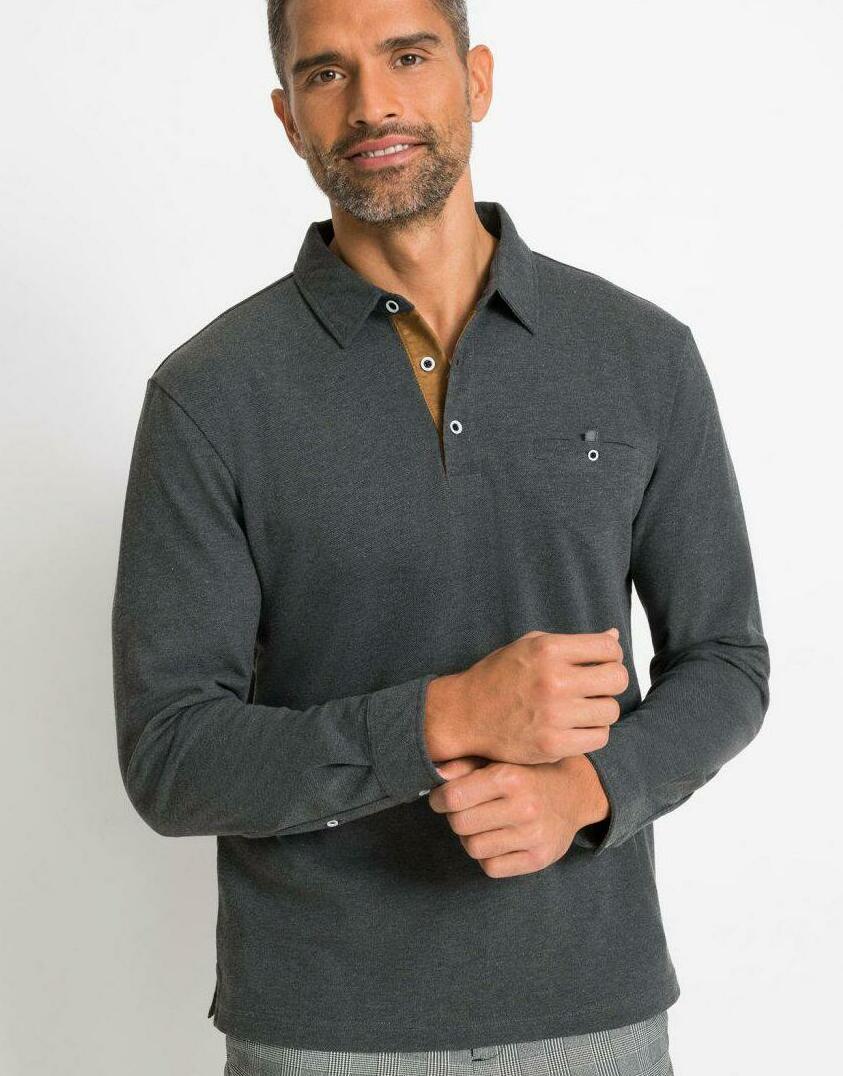 SZARA KOSZULKA POLO