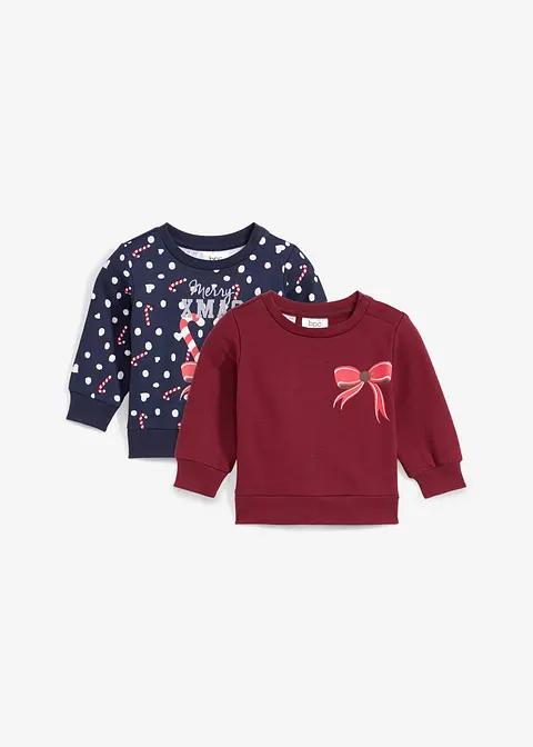 NIEMOWLĘCA BLUZA Z DŁUGIM RĘAKWEM 2PAK