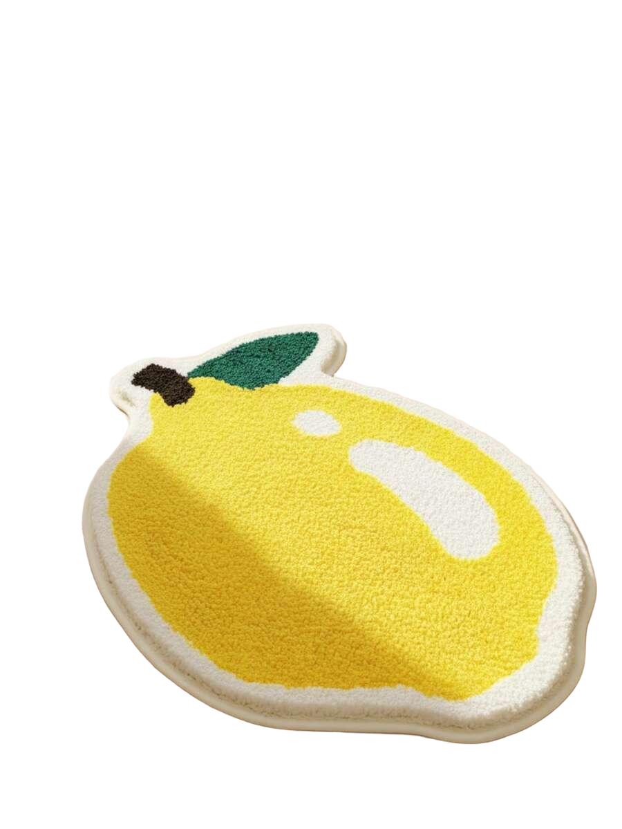 żółty dywan cytryna