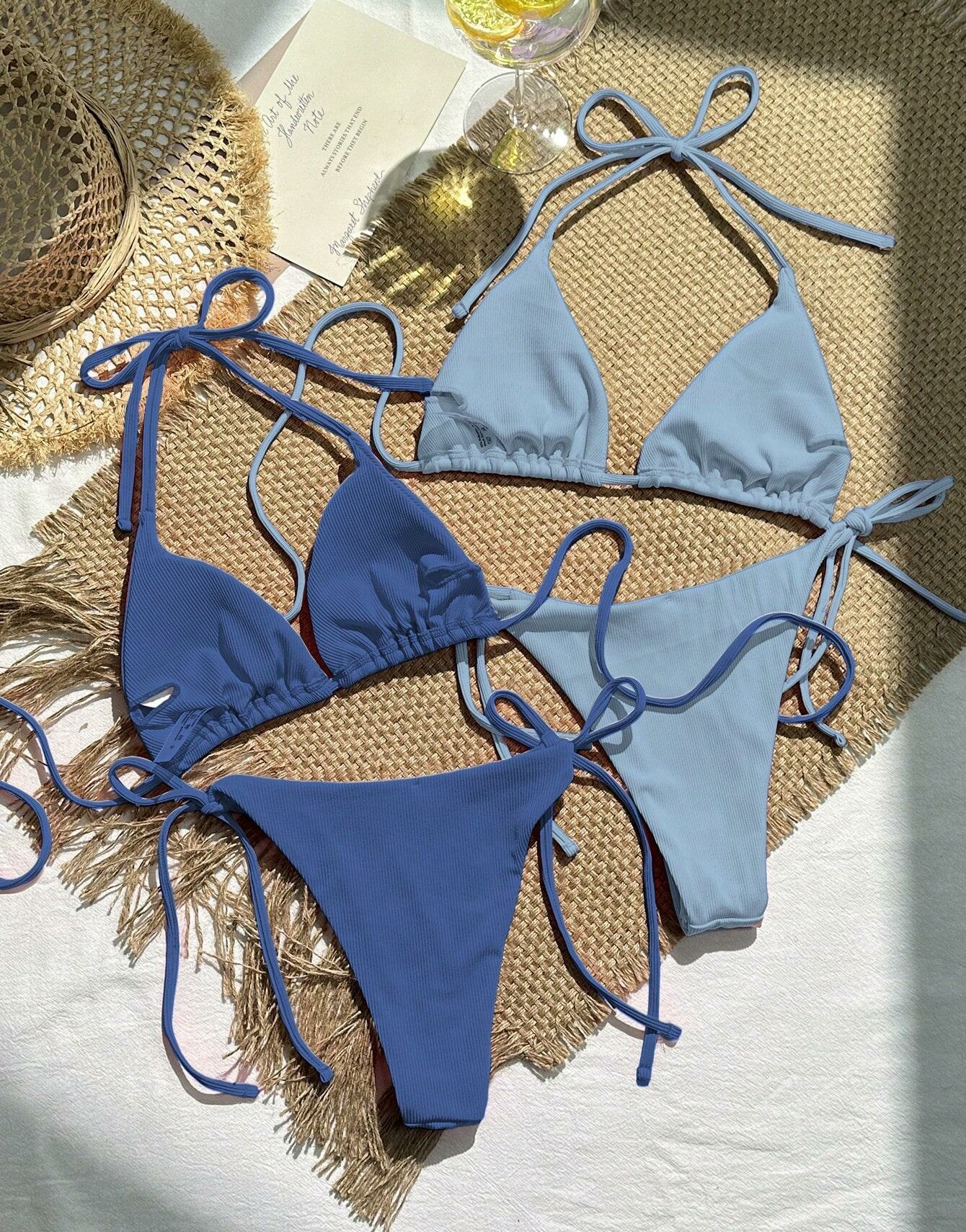 BIKINI KOMPLET PRĄŻKI wiązanie 2-pack