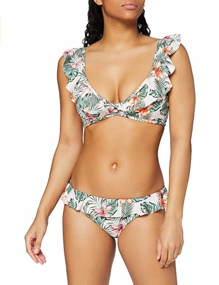 dół od bikini falbana 