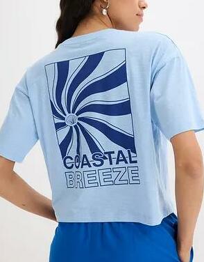 T-SHIRT DAMSKI Z NADRUKIEM