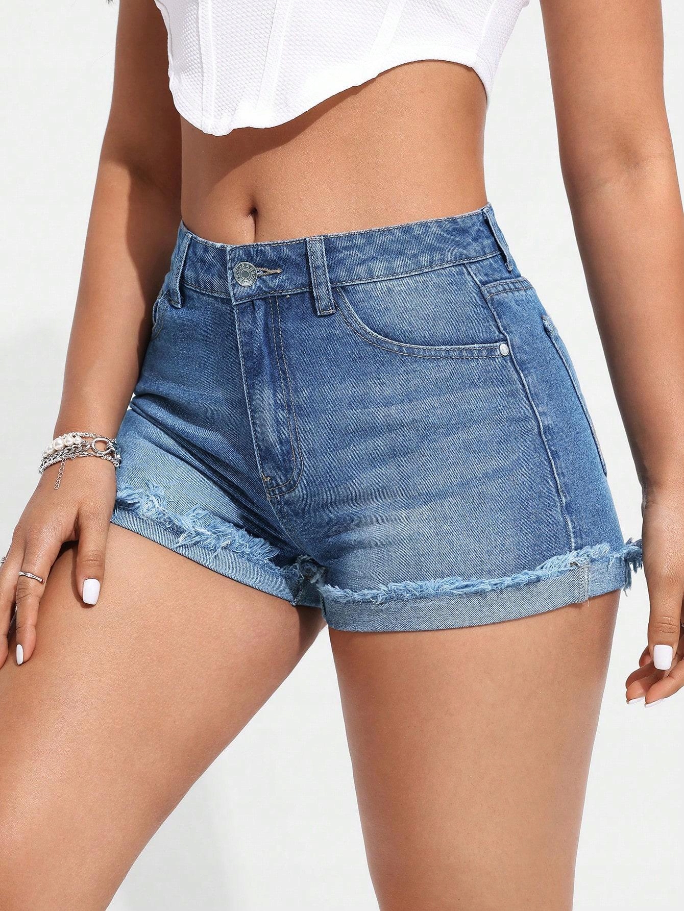 KRÓTKIE SPODENKI jeans