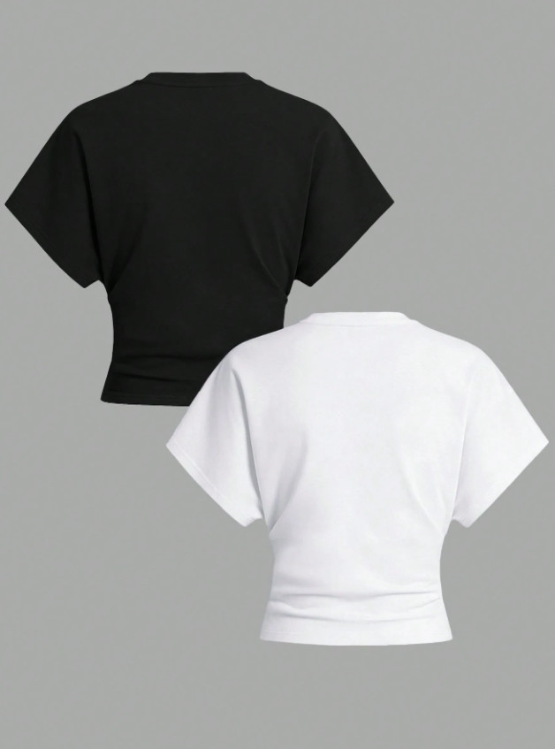 bluzka krótki rękaw 2 pack