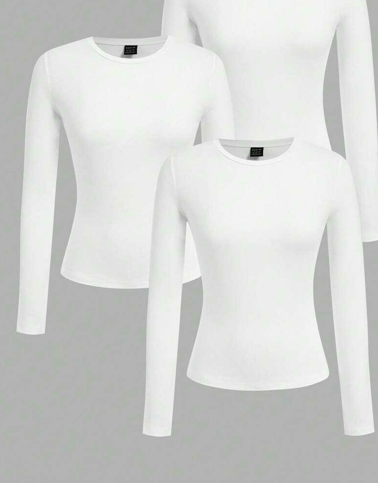 BIAŁA BLUZKA 2-PACK