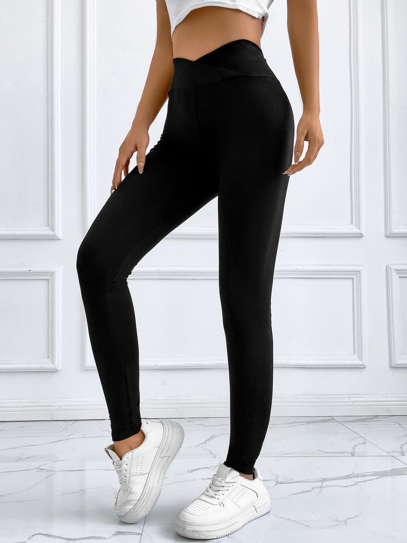 CZARNE LEGGINSY WYSOKI STAN