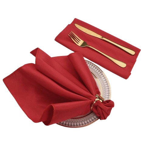 czerwona serwetka 3-pack