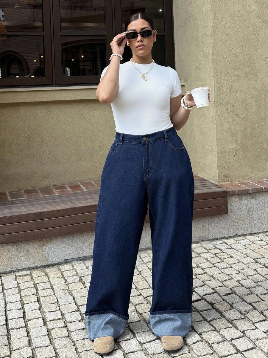 NIEBIESKIE SPODNIE JEANS