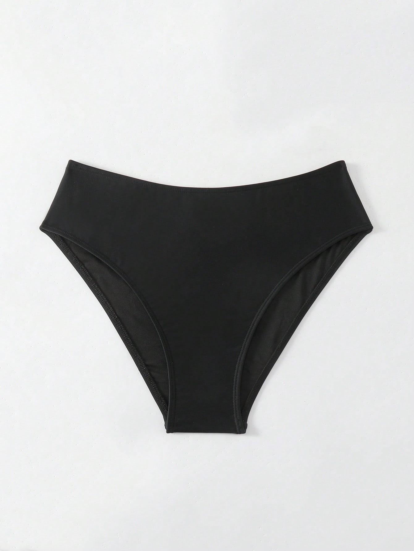 KLASYCZNY CZARNY DÓŁ OD BIKINI 