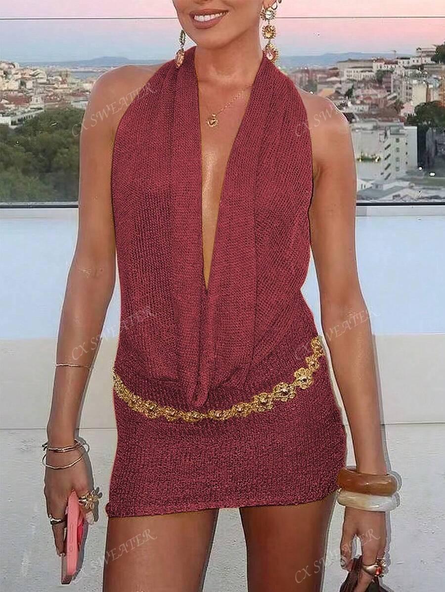CZERWONA MINI SUKIENKA 