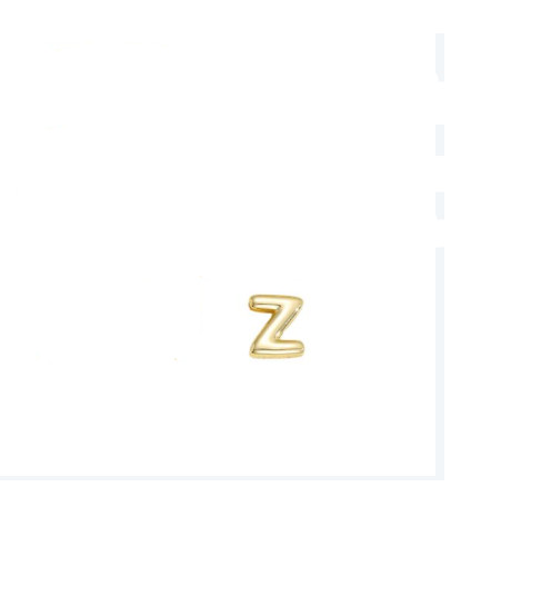 złoty naszyjnik litera Z