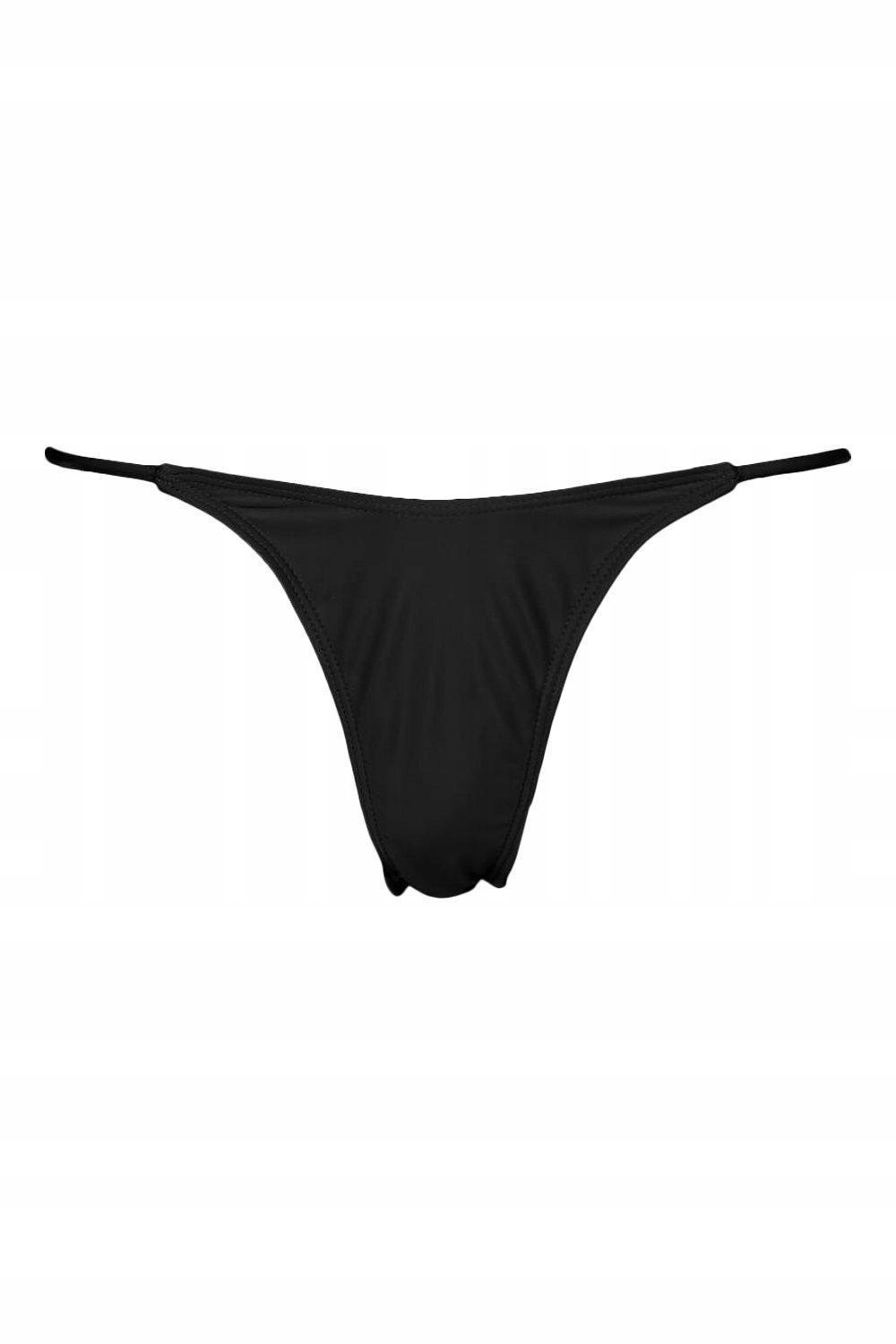 czarny dół od bikini tanga 