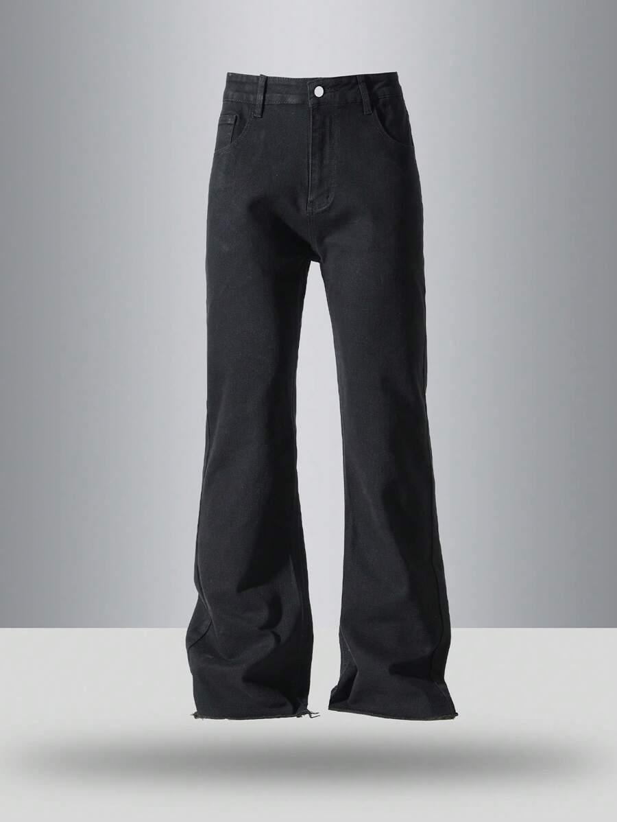 czarne spodnie jeans