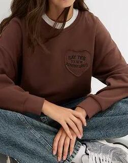 BLUZA OVERSIZE BRĄZ 