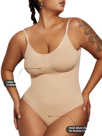 beżowe modelujące body