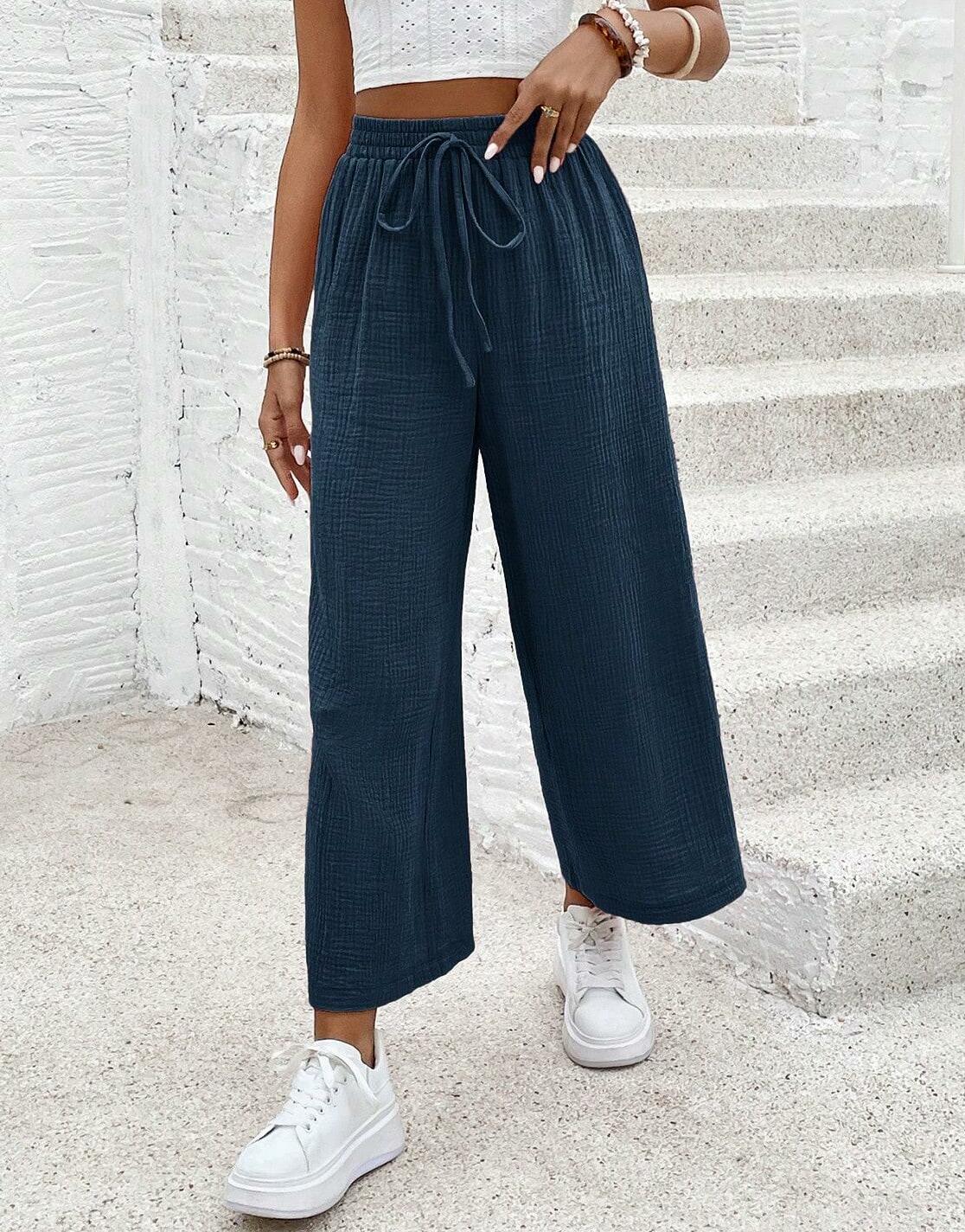 NIEBIESKIE SPODNIE CASUAL 