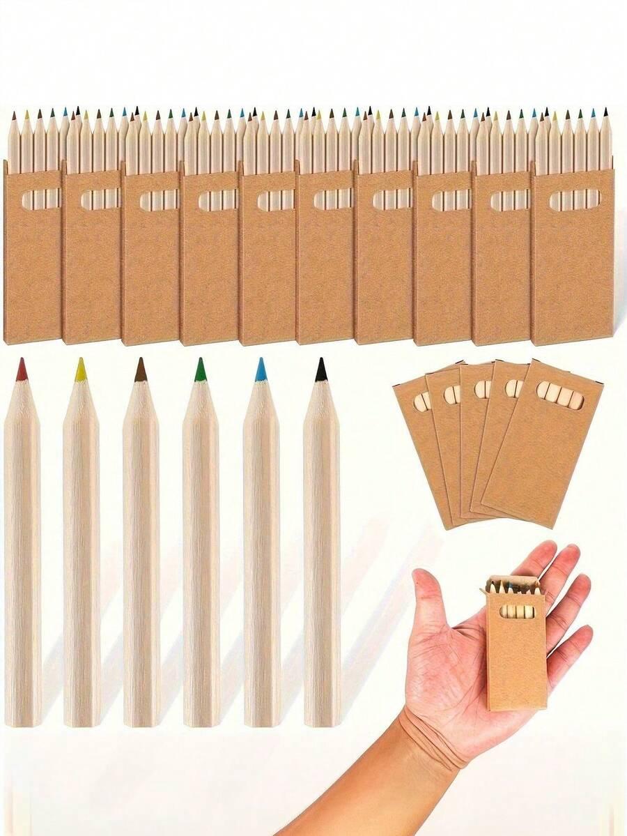 ZESTAW KOLOROWYCH kredek 6-pack