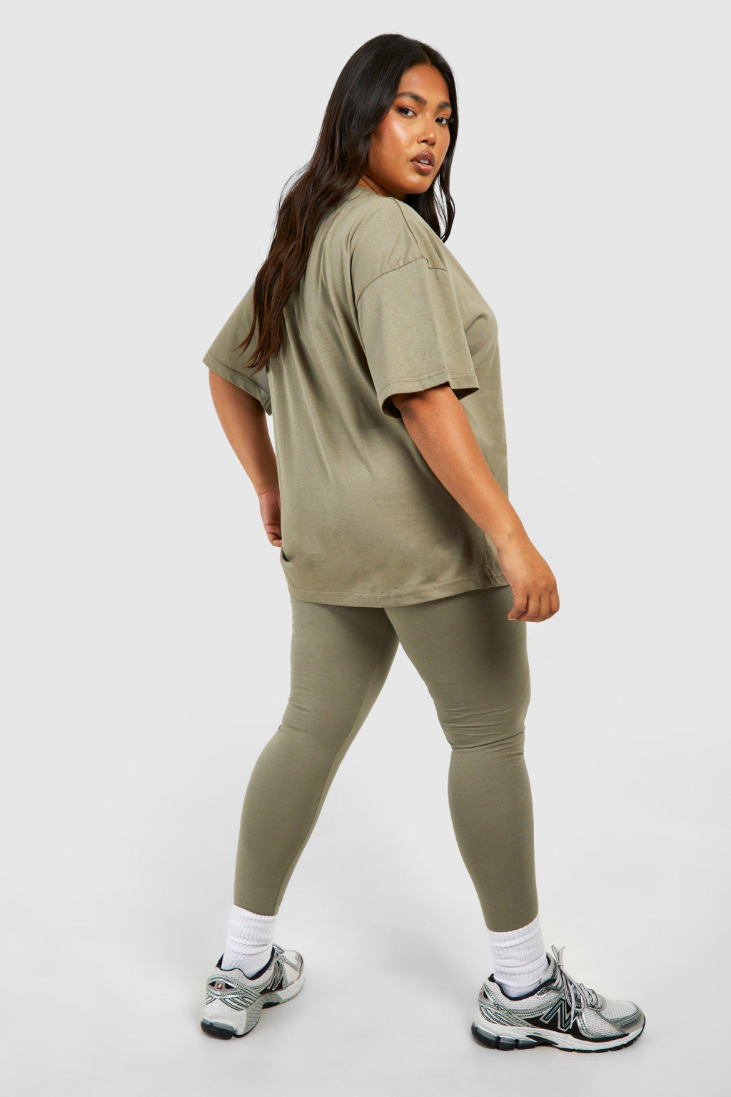 KLASYCZNE LEGGINSY KHAKI